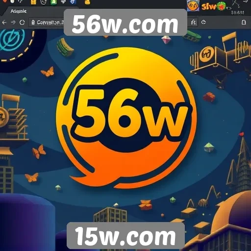 Explorando a interface do site 56w.com